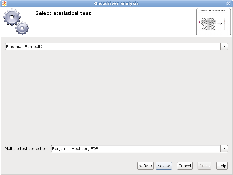 Oncodrive statistical test